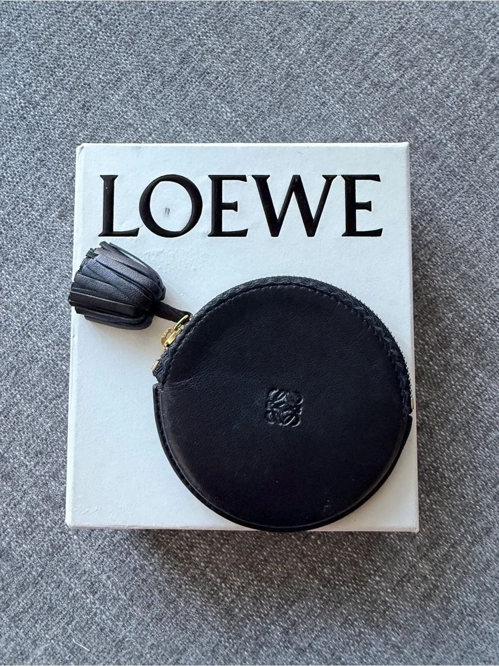 Loewe round leather